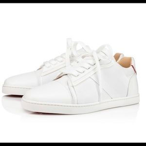 Christian Louboutin Elastikid white sneaker